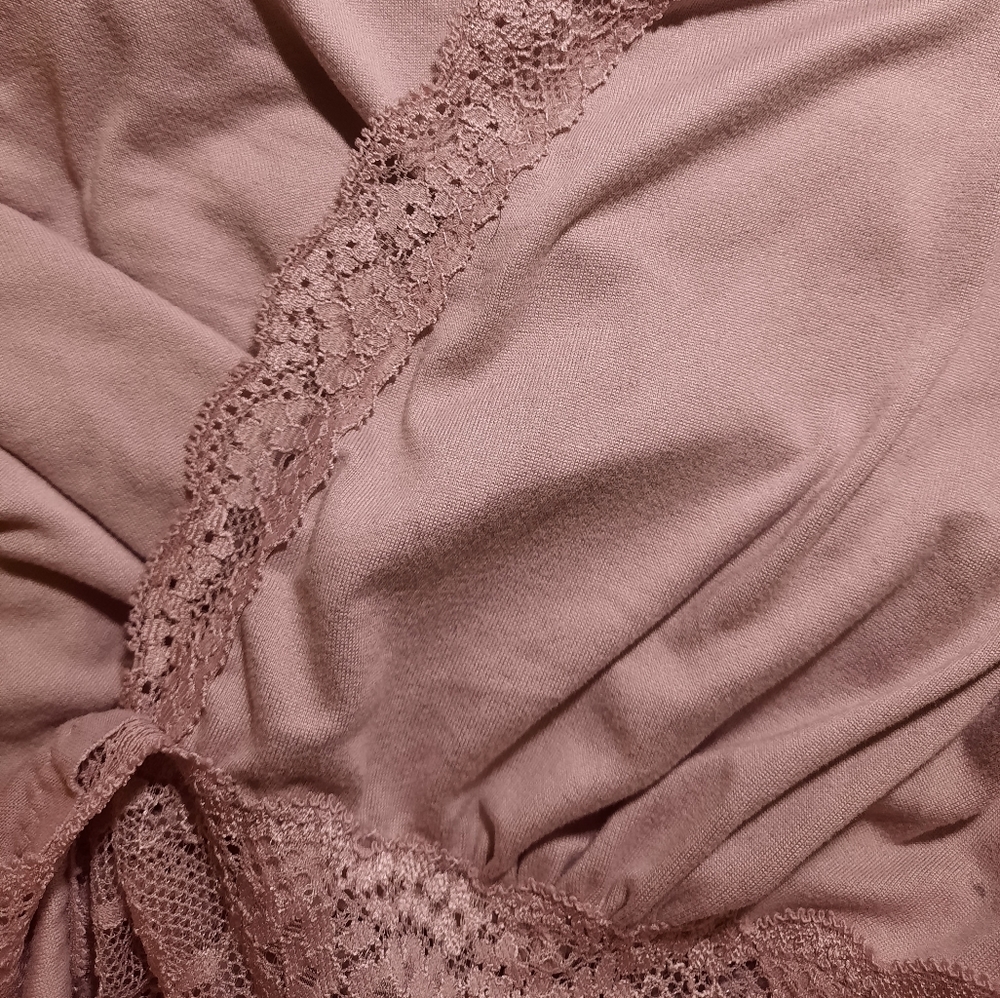 La Vie en Rose babydoll pink skip dress with lace - Picture 5 of 7
